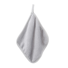 Facial Cleaning Towel Makeup Removal Tool Deep Gray Ultrafine Fibers Anti Allergy Comfortable
