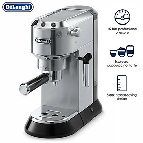 Máy pha cà phê cao cấp nhãn hiệu Delonghi EC685.M công suất 1300W, dung tích 1,1 lít - Hàng Nhập Khẩu