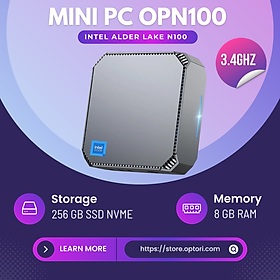 Máy tính để bàn Mini PC Intel NUC CPU Alder Lake N100 gen 12th 3.4GHz Hàng