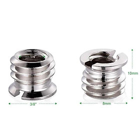 Mua Ốc chuyển đổi vít từ 1/4 sang 3/8 inch cho chân máy ảnh - loại có khóa