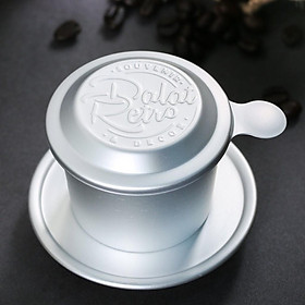 Mua Phin cà phê  bộ  mẫu nhôm anode cào xước  màu metallic silver