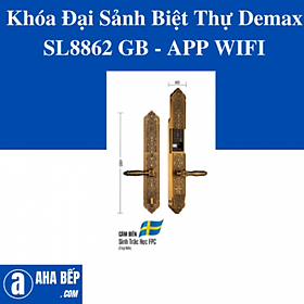 Mua Khóa Đại Sảnh Biệt Thự Demax SL8862 GOLD - APP WIFI. Hàng Chính Hãng