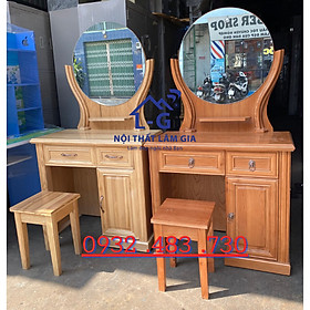 Mua Bàn Trang Điểm Gỗ Sồi hiện đại cao cấp rộng 80cm