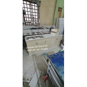 Mua Tủ bếp nhựa đài loan 2 chậu