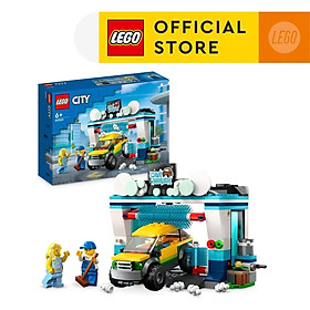 LEGO City 60362 Đồ chơi lắp ráp Trạm rửa xe