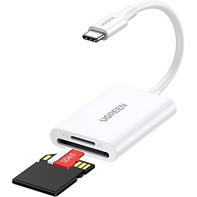 Mua Đầu đọc thẻ SD/TF USB 3.0 chuẩn Type-C Ugreen 35506 cao cấp (hỗ trợ thẻ 2TB) | Hàng chính hãng | Bảo hành 18 tháng 1 đổi 1