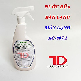 Nước rửa dàn lạnh ô tô AC - 007.1 Điện Lạnh oto Thuận Dung