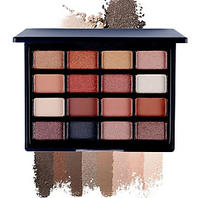 16 Colors Eye Shadow Disc Natural Easy Wearing Waterproof Metal Color Shimmer Matte Eyeshadow Palette Eye Makeup Accessories Charming Colorful Cosmetic 1