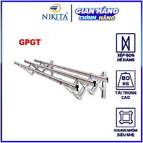 Giàn phơi quần áo xếp gọn - Giàn phơi thông minh gắn tường - Chính hãng NIKITA