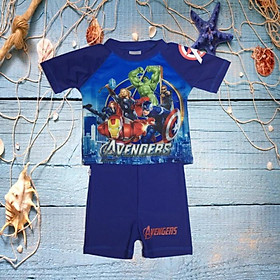 Đồ bơi bé trai hình siêu nhân 10-39kg - đồ bơi 2 mãnh - vải thun cao cấp độ co giãn tốt - Hương Nhiên