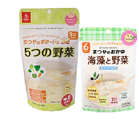 Cháo Ăn Dặm Matsuya Nhiều Vị Lựa Chọn Gói 60gr - Tặng Gói Nhỏ 30Ggr