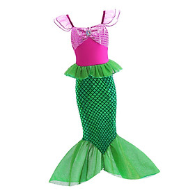 Kids Girls Mermaid Costume Princess Dress Halloween Fancy Dress up Role Play