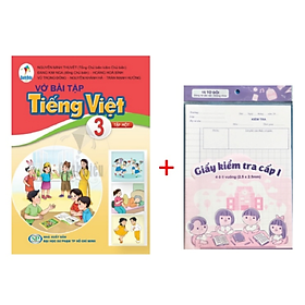 Hình ảnh Sách - Vở Bài Tập Tiếng Việt lớp 3 tập 1 - Cánh Diều + tập giấy kiểm tra cấp 1