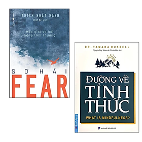 Combo 2 cuốn sách Tôn Giáo - Tâm Linh : Đường Về Tỉnh Thức +  Fear - Sợ Hãi (Hóa Giải Sợ Hãi Bằng Tình Thương)