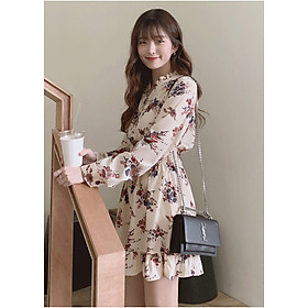 Đầm Vintage Hoa Dịu Dàng Thời Trang Korea DN076 MayHouse