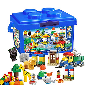 Đồ chơi xếp hình - Chính hãng Hàn Quốc - Khối Sáng Tạo Thông Minh Oxford CQ2662 (Smart Creativity Block) bao gồm 102 mảnh ghép nhựa ABS cao cấp, an toàn - Dành cho trẻ em từ 3 tuổi