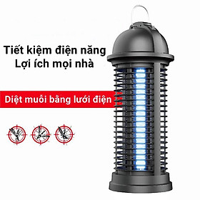Mua Đèn bắt muỗi hình trụ UMK10-6WC có công tắc bật tắt  dây điện dài 2m
