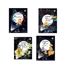 Combo 4 cuốn Sách chiếu bóng - Cinema book - Rạp chiếu phim trong sách:
Nàng tiên cá + Cây tre trăm đốt + Vịt con xấu xí +Cô bé bán diêm