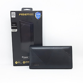 Sạc dự phòng Pisen Quick QP 20000mAh (QC/PD 18W) - Hàng Chính Hãng