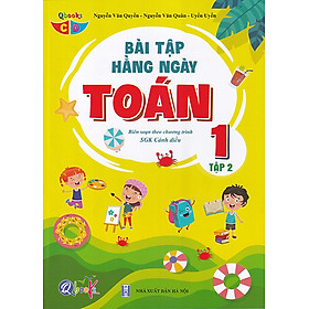 Sách - Bài tập hằng ngày Toán 1 tập 2 (Biên soạn theo chương trình sgk Cánh diều)