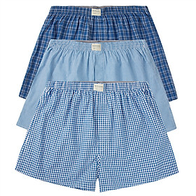 Combo 3 Quần Ngủ Nam Giordano Men's Cotton Boxers 01179139