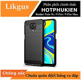 Ốp lưng chống sốc cho Xiaomi Redmi Note 9 Pro / Note 9s / Note 9 Pro Max / Note 10 Lite / Poco M2 Pro hiệu Likgus (chuẩn quân đội, chống va đập, chống vân tay) - Hàng nhập khẩu