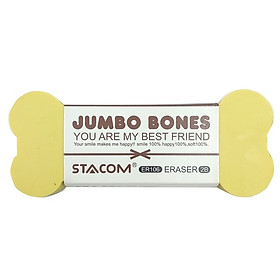 Gôm Stacom Jumbo Bones Lớn ER106 - Màu Vàng