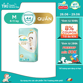 Tã Quần Pampers Nội Địa Nhật Bản Gói Cực Đại M44