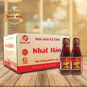 Nước mắm cá cơm Nhất Hảo 40N 180ml - Thùng 24 chai