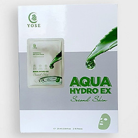 Mặt nạ da sinh học YOSE AQUA HYDRO EX siêu CẤP NƯỚC cho da dịu mát, trẻ khỏe