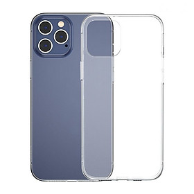 Hình ảnh Ốp lưng trong suốt Baseus Simple Case dùng cho iPhone 12 mini / iPhone 12 / iPhone 12 Pro / iPhone 12 Promax (Ultra Slim, High Transparent, Soft TPU Silicone)_ Hàng Nhập Khẩu