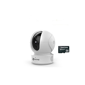 Camera IP wifi Ezviz CS-CV246 (C6CN 1080P) Kèm thẻ nhớ Sandisk 32GB - Hàng chính hãng