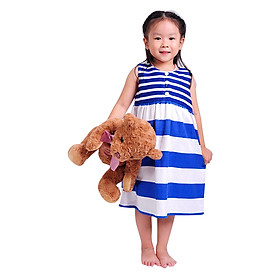 Đầm Bé Gái Sọc Xanh Trắng Ugether UKID31