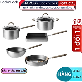Mua Nồi  chảo nhôm chống dính Lock&Lock Handycook  nhiều size - Không dùng bếp từ - Hàng Chính Hãng - Hapos