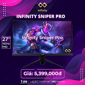 Mua Màn hình LCD Infinity Sniper Pro – 27 inch FHD Fast IPS / 165Hz / HDR / AMD Freesync / Gsync / Chuyên Game - Hàng chính hãng