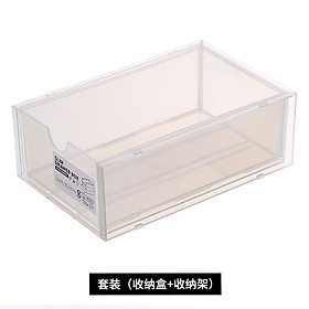 Kệ Gỗ NTPDECOR Kèm Hộp Đựng Đồ Đa Năng Bằng Nhựa Nhiều Màu Decor Siêu Xinh