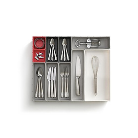 Mua Bộ 10 khay chia ngăn kéo đựng đồ Joseph Joseph Duo 003550 (Đỏ/Xám) - Drawer Organiser Set (Grey/Red)
