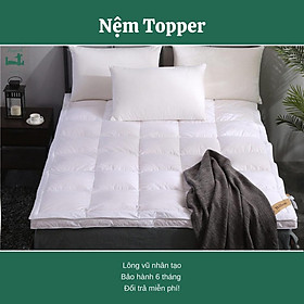 Nệm topper - Đệm tăng tiện nghi cao cấp,tiêu chuẩn khách sạn 5 sao,Bảo Hành Lỗi 1 Đổi 1-LIMPARK