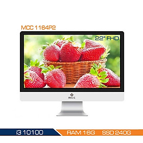 Mua Bộ PC All In One MCC 1164P2 CPU i3 10100/ Ram16G/ SSD480G/Wifi / Camera/ 22inch ( Hàng chính hãng)