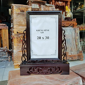 Mua Khung hình thờ gỗ xà cừ màu đen