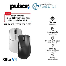 Mua Chuột không dây siêu nhẹ Pulsar Xlite V4 (Hỗ trợ 8K Polling Rate) - Hàng Chính Hãng