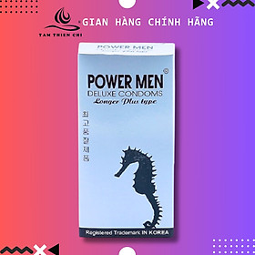 Bao Cao Su Powermen Longer Plus Cá Ngựa Bạc (Hộp 12 Cái)