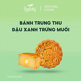 [Dòng bánh mặn] Bánh trung thu Đậu xanh 1 trứng 150gr - FoodCity Việt Nam