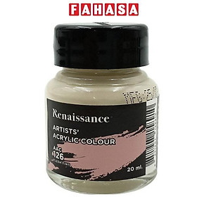 Màu Acrylic Renaissance 20ML Hồng Gạch Flesh Tint (BT)#126