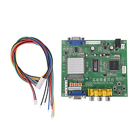 Arcade Game Bảng Chuyển Đổi Video RGB/CGA/EGA/YUV Sang VGA HD HD9800/GBS8200 Hot Green Board