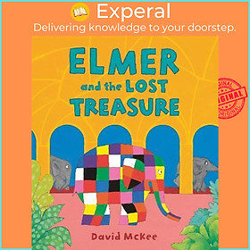 Sách - Elmer and the Lost Treasure by David McKee (UK edition, paperback)