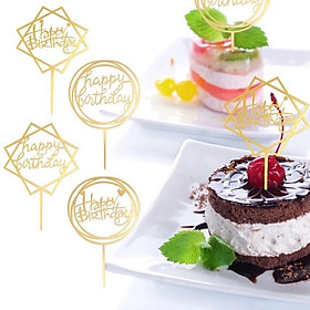 Mua Que nhựa cắm chữ HAPPY BIRTHDAY