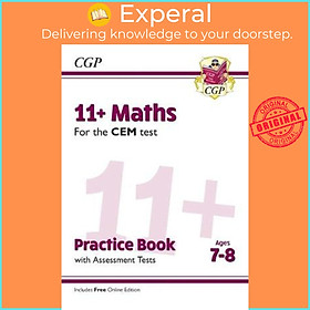 Sách - 11+ CEM Maths Practice Book & Assessment Tests - Ages 7-8 (with Online Editi by CGP Books (UK edition, paperback)