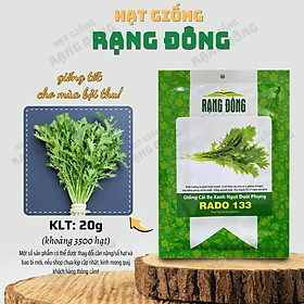 Hạt giống Cải Đuôi Phụng Rado 133 (20g~3500 hạt) nảy mầm tốt, dễ trồng, nhanh thu hoạch - Hạt giống Rạng Đông