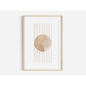 Tranh treo tường | Tranh nghệ thuật trừu tượng - Neutral Abstract Art Print, Shape, Gallery Wall Art, Minimal Prints